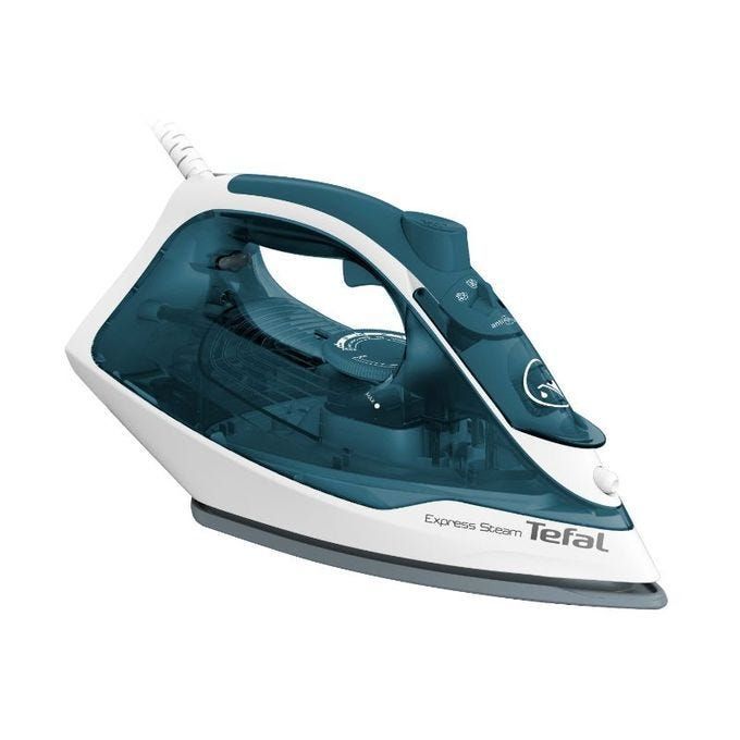 Tefal Express Steam Iron, 2200 Watt, Blue - FV2831E2