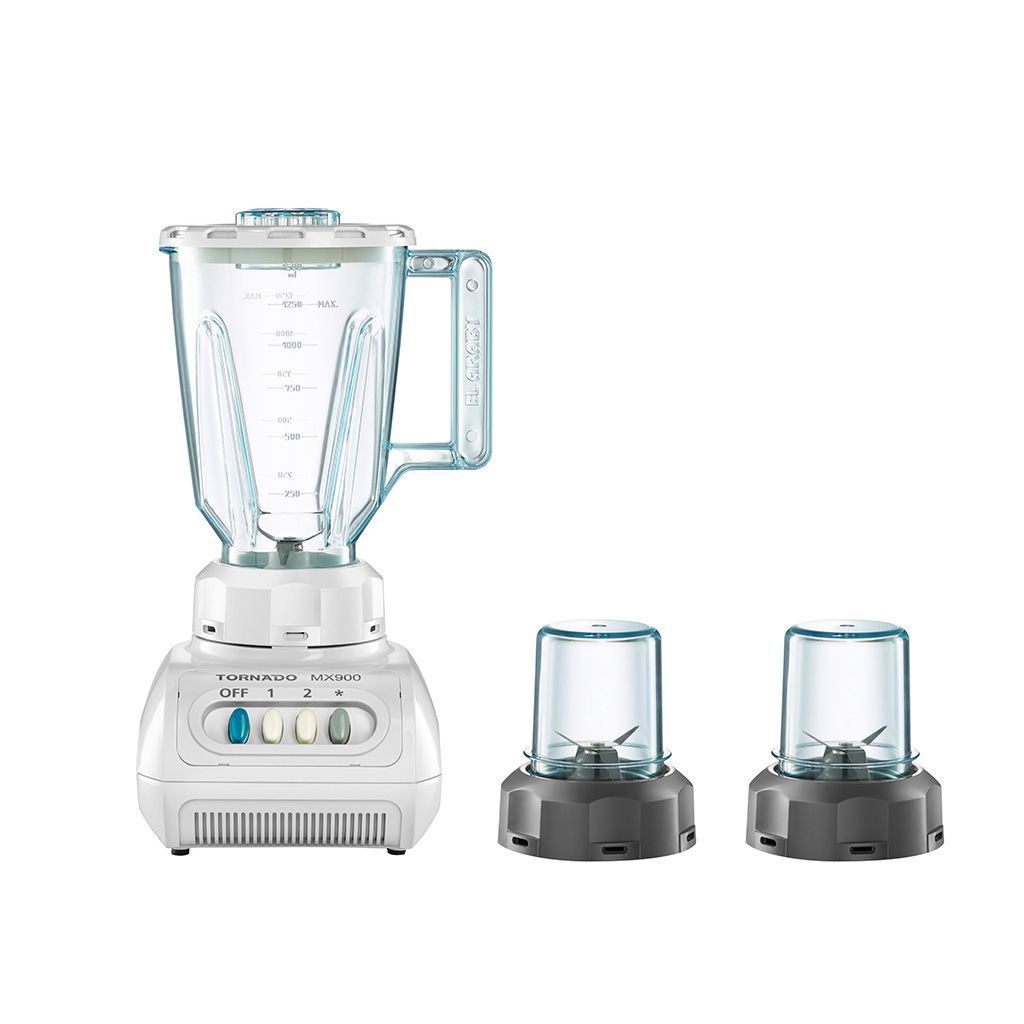 Tornado Electric Blender 250W 1.5L 2 Mill White MX900/2