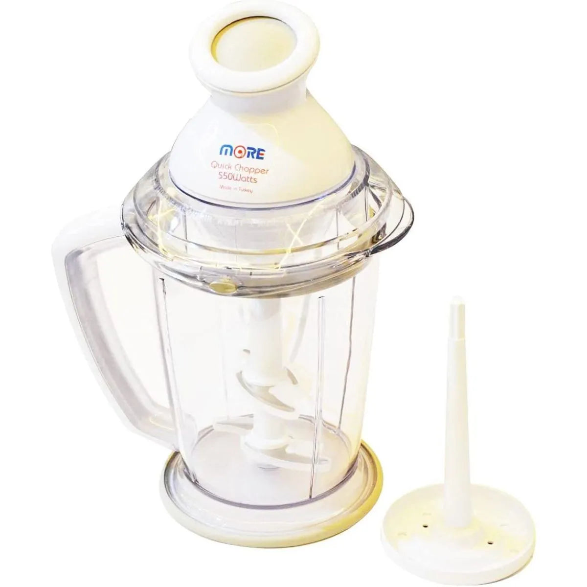 Mor Electric Chopper, 550 Watt, 1.5 Liter, M-CH550 PLUS - White
