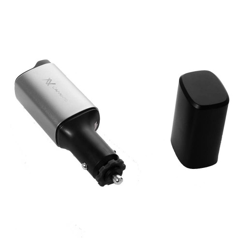 لافينتو MX376 شاحن سيارة معدن مع باور بانك سعة 2600 مللي أمبير