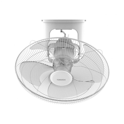 مروحة كاريوكا 16 بوصة 4 ريشة - أبيض Tornado TOF-49Y