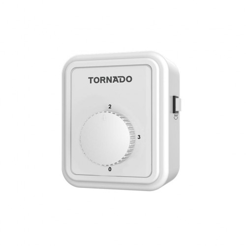 مروحة كاريوكا 16 بوصة 4 ريشة - أبيض Tornado TOF-49Y