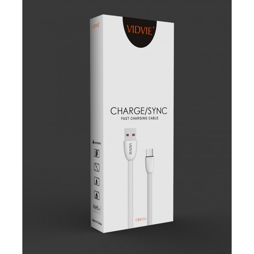 فيدفي CB411 كابل شحن سريع ومرن طول 1 متر