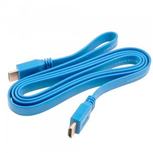 كابل HDMI الي HDMI عالي الدقة 1080P، 1.5 متر - أزرق